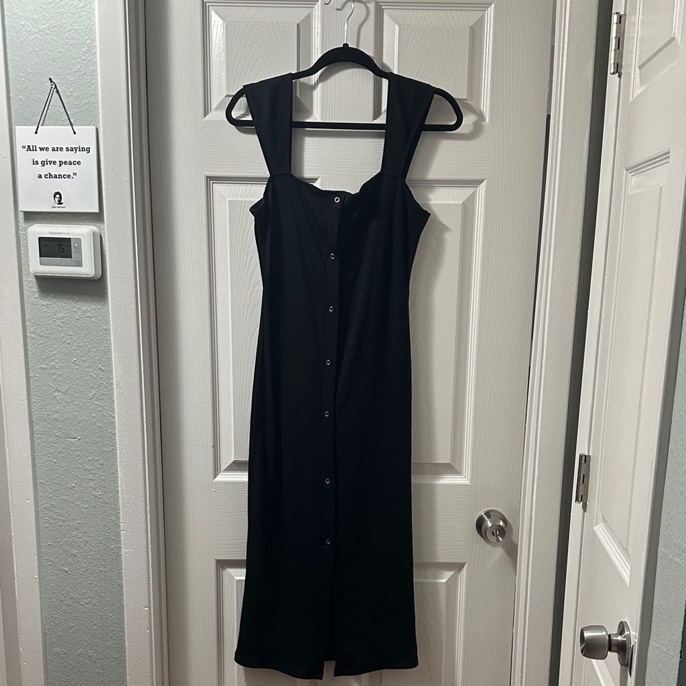 Love Culture Black Midi Dress
